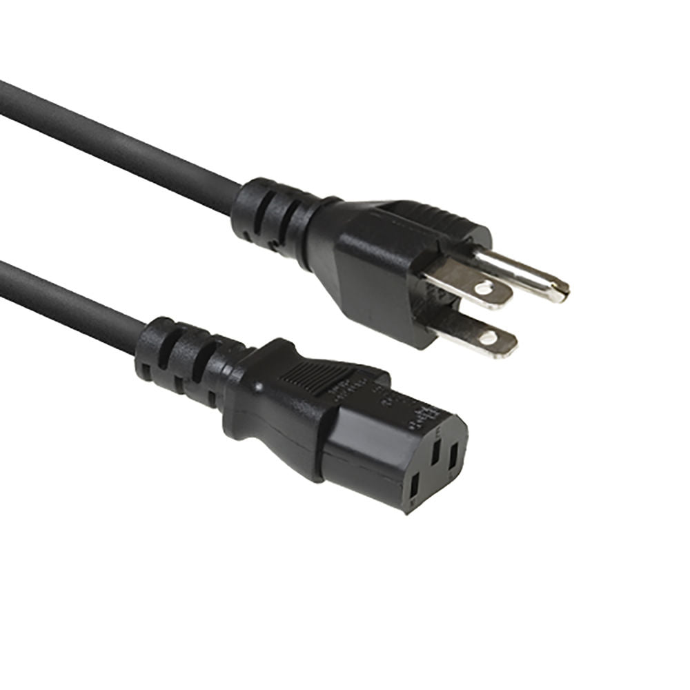 Cavo di alimentazione ACT con spina USA - C13 nero 1 m