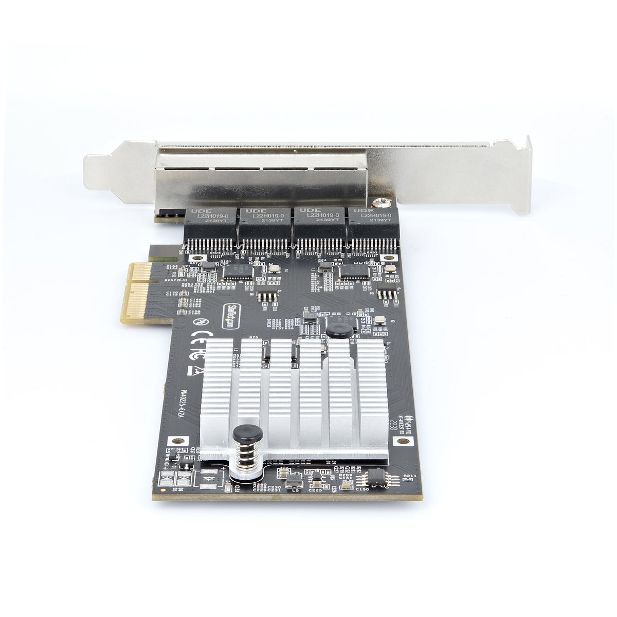StarTech.com 4-Port 2.5 Gbit PCIe Netzwerkkarte, Intel I225-V, Dual-Port Computer LAN Karte, Multi-Gigabit NIC, PCI Express Server Netzwerkkarte, 2.5G Ethernet Adapter