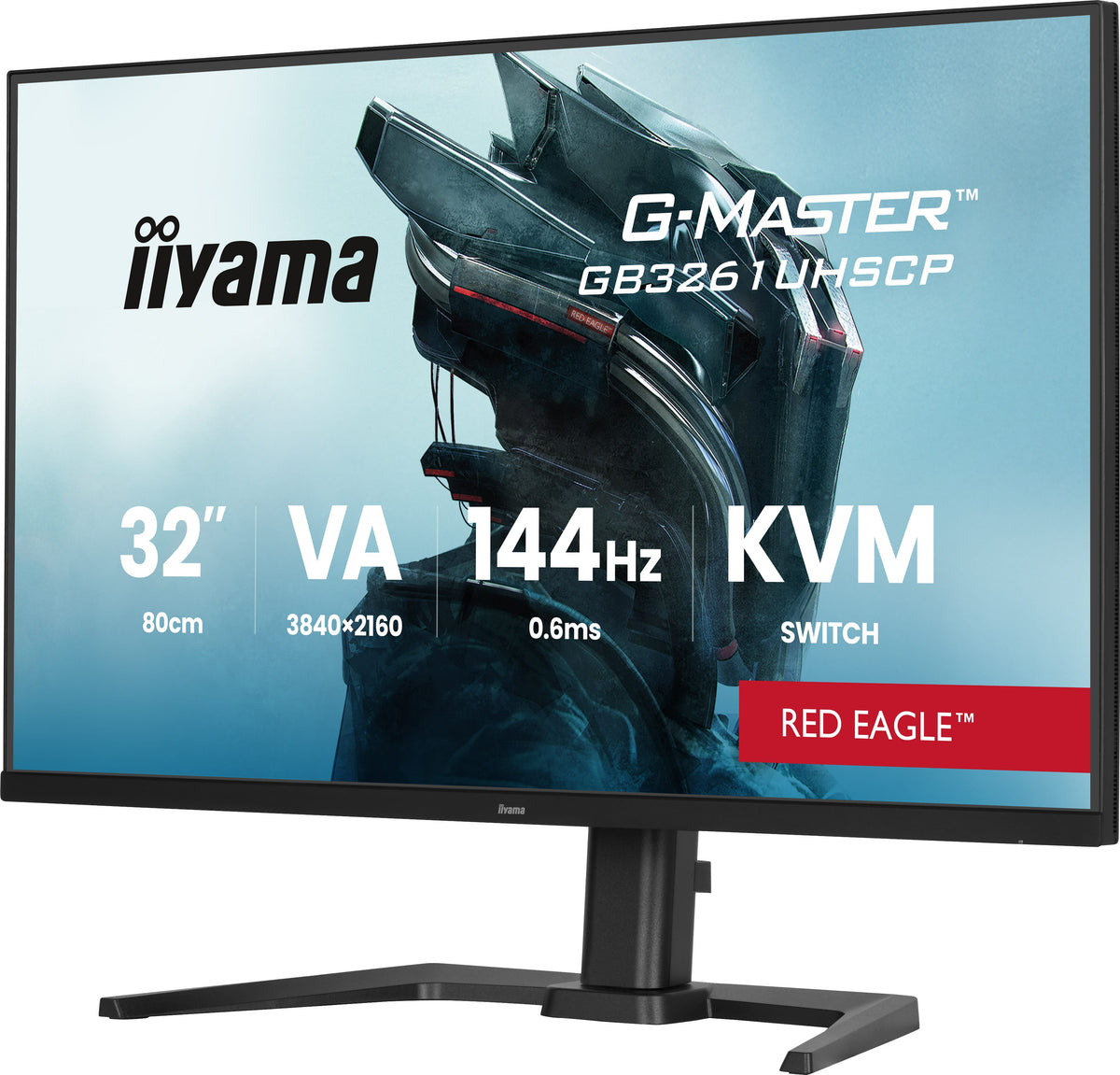 iiyama G-MASTER GB3261UHSCP-B1 Computerbildschirm 80 cm (31.5") 3840 x 2160 Pixel 4K Ultra HD LED Schwarz