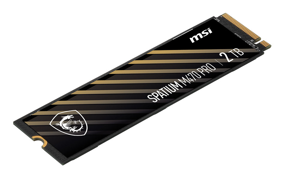 MSI SPATIUM M470 PRO PCIe 4.0 NVMe M.2 2 TB PCI Express 4.0 3D NAND