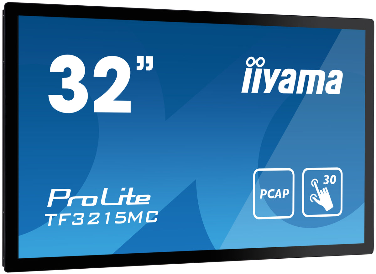 iiyama ProLite TF3215MC-B2 Computerbildschirm 80 cm (31.5") 1920 x 1080 Pixel Full HD LED Touchscreen Kiosk Schwarz