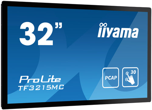 iiyama ProLite TF3215MC-B2 Computerbildschirm 80 cm (31.5") 1920 x 1080 Pixel Full HD LED Touchscreen Kiosk Schwarz