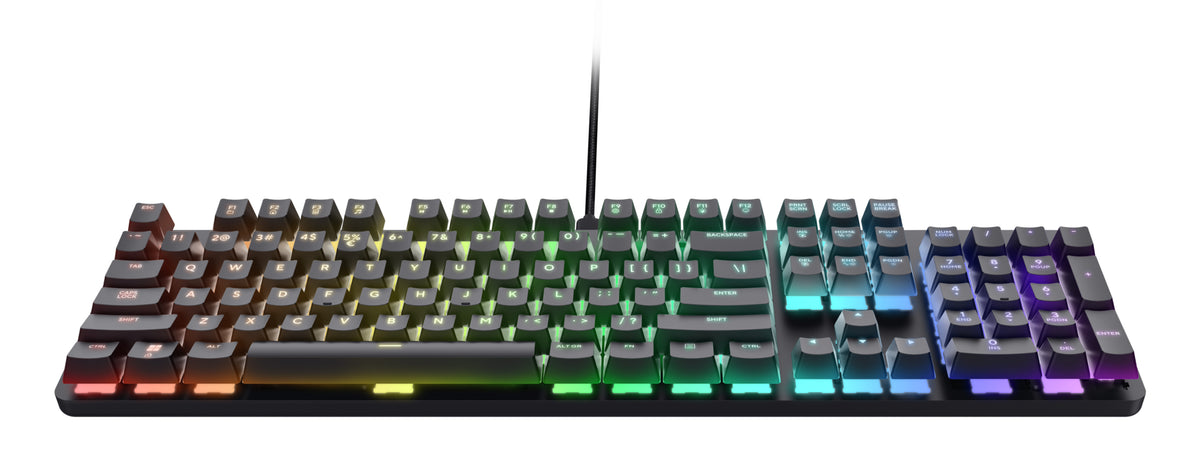 Trust GXT 871 Zora Tastatur Gaming USB Deutsch Schwarz