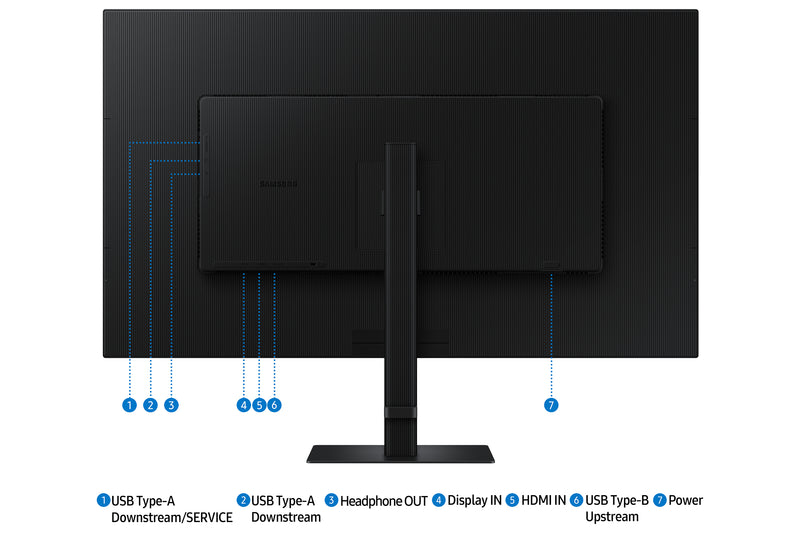 Samsung S80D Computerbildschirm 94 cm (37") 3840 x 2160 Pixel 4K Ultra HD LCD Schwarz