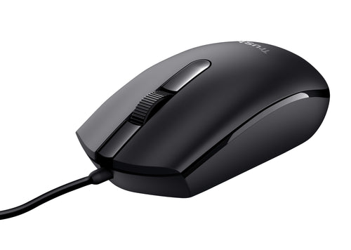 Trust Basi Maus Büro Beidhändig USB Typ-A Optisch 1200 DPI