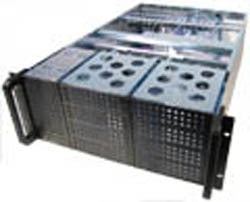 Chieftec CASE 19" UNC-410F-B 4U 360W Rack
