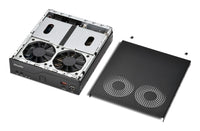 Shuttle Slim PC DH810 , S1851, 1x HDMI (2.1), 1x DP, 1x USB-C (DP), 1x 2.5" , 2x M.2, 2x LAN (Intel 1G + 2.5G), 2x COM, 24/7 Dauerbetrieb, inkl. VESA
