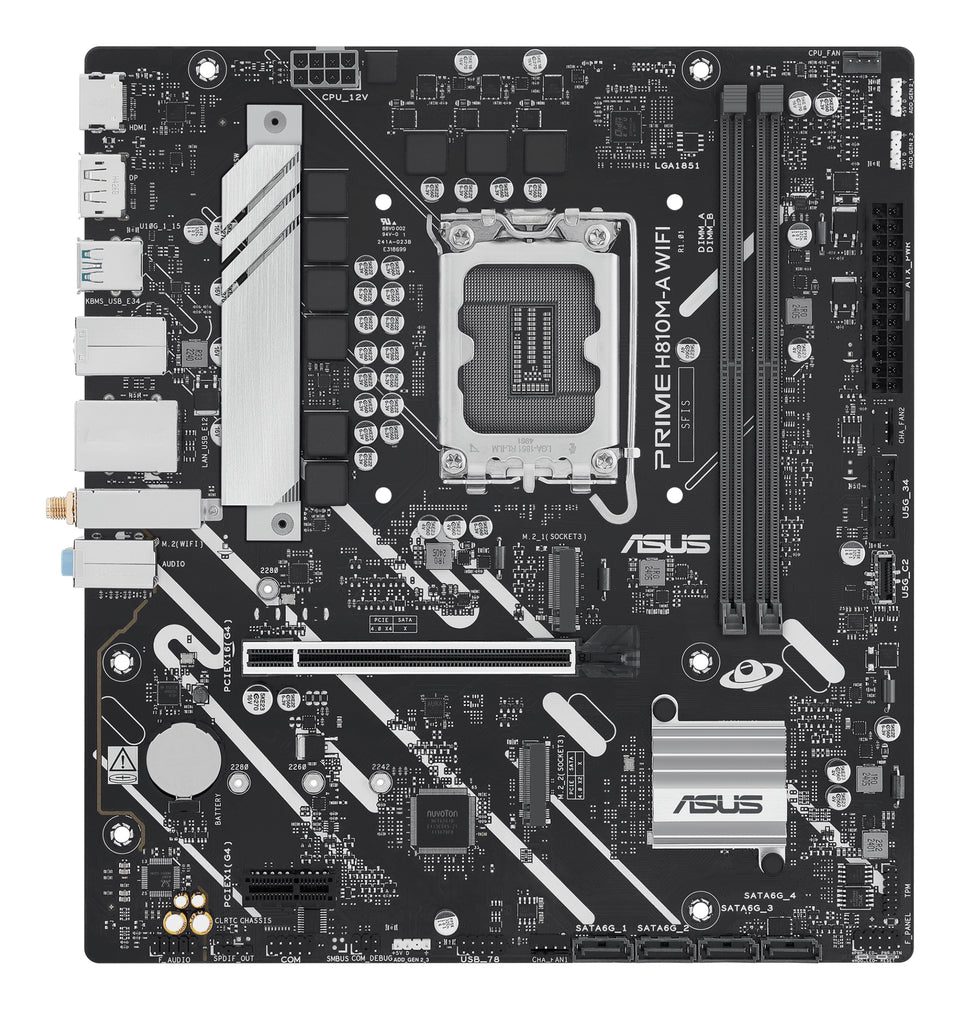 ASUS PRIME H810M-A WIFI Intel H810 LGA 1851 (Socket V1) micro ATX