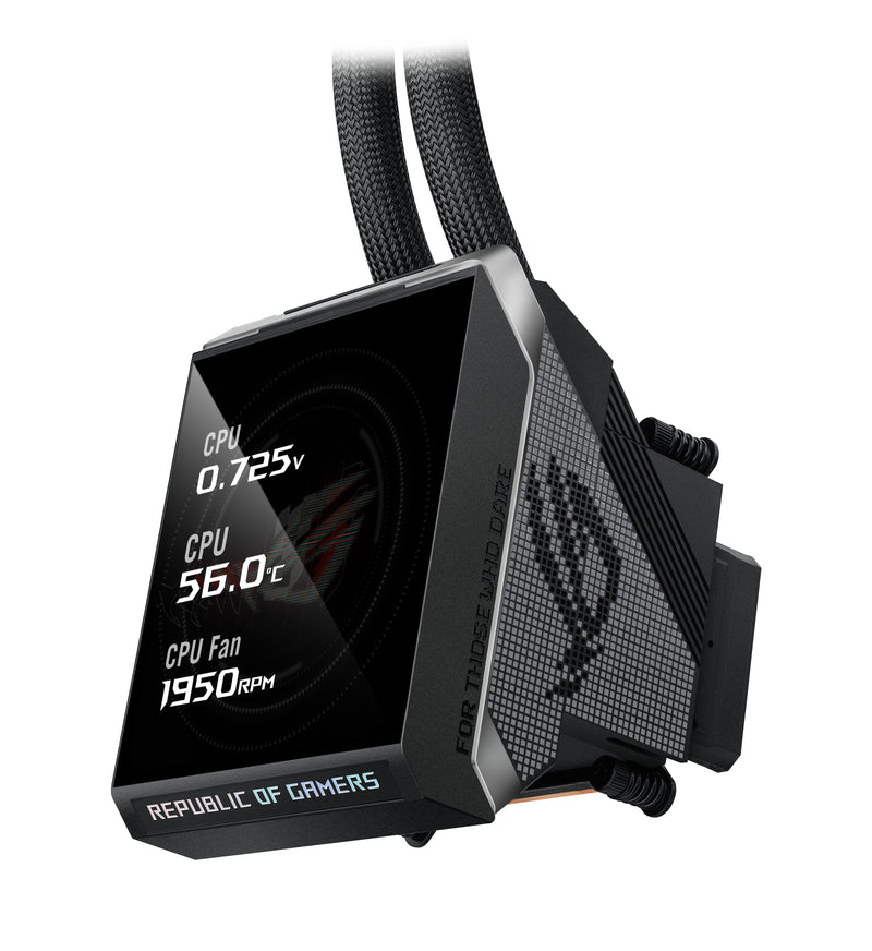ASUS ROG Strix SLC IV 360 ARGB LCD Prozessor Flüssigkeitskühlung 12 cm Schwarz 1 Stück(e)