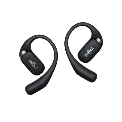 SHOKZ OpenFit Kopfhörer Kabellos Ohrbügel Anrufe/Musik/Sport/Alltag Bluetooth Schwarz