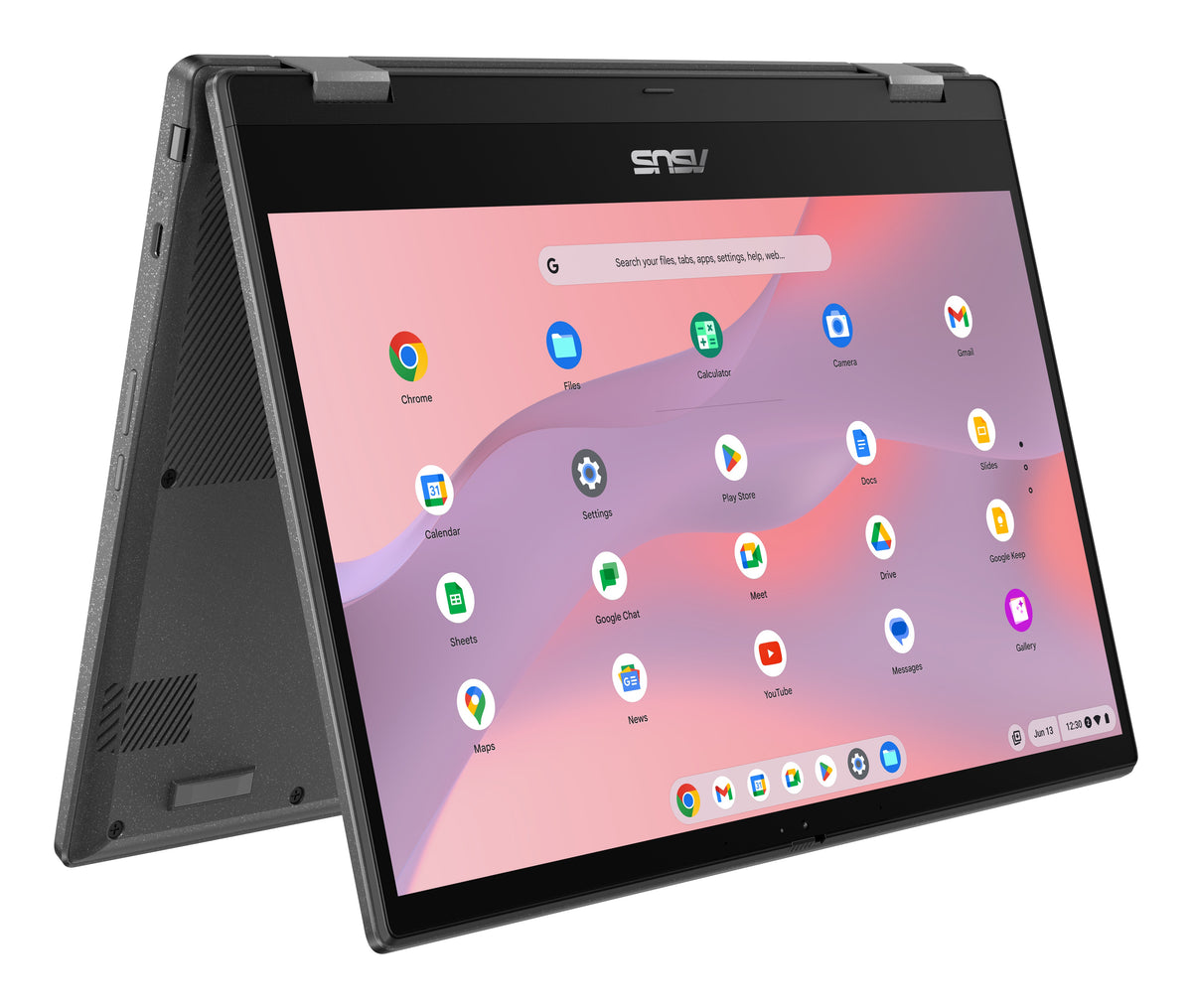 ASUS Chromebook CM14 Flip CM1402FM2A-EC0015 MediaTek Kompanio 520 35,6 cm (14") Touchscreen Full HD 8 GB LPDDR4x-SDRAM 128 GB eMMC Wi-Fi 6 (802.11ax) ChromeOS Deutsch Grau