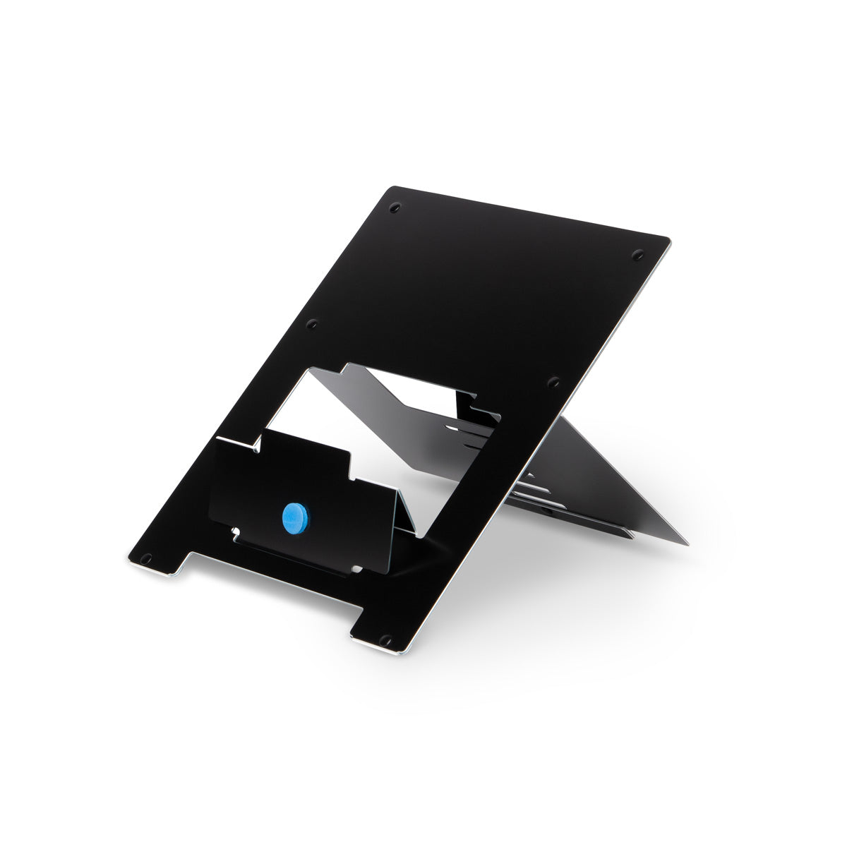 R-Go Tools Laptopständer R-Go Riser Flexible, ergonomisch, faltbarer und einstellbarer Laptopständer, Schwarz