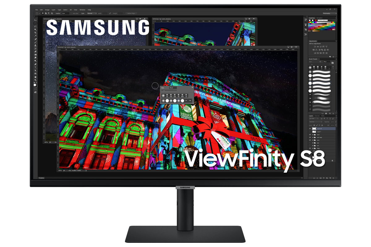 Samsung S80A Computerbildschirm 68,6 cm (27") 3840 x 2160 Pixel 4K Ultra HD LED Schwarz