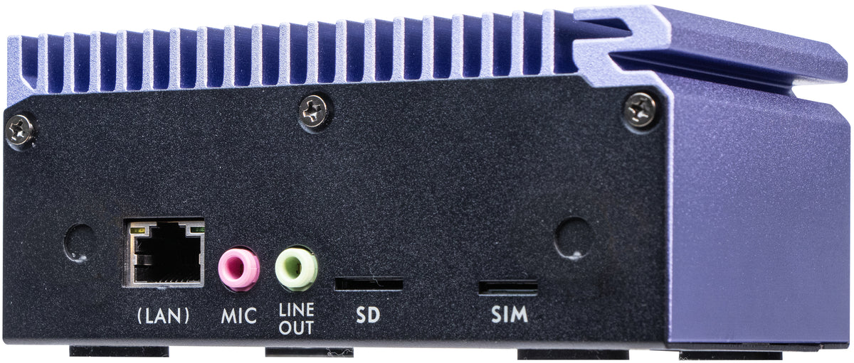 Shuttle Edge PC SPCEL12 , Intel Celeron J6412 , 2x HDMI, 1x DP, 2x 2.5G LAN, 1x DDR4, 1x Micro SD card reader, 1x Nano SIM slot, 3x USB, 2x M.2 (SATA), 12-20V , 24/7 Dauerbetrieb, lüfterlos, inkl. VESA Befestigung