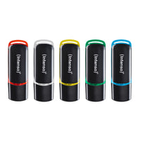 Intenso 3511595 USB-Stick 64 GB USB Typ-A 2.0 Schwarz, Rot, Grün, Transparent, Gelb, Blau