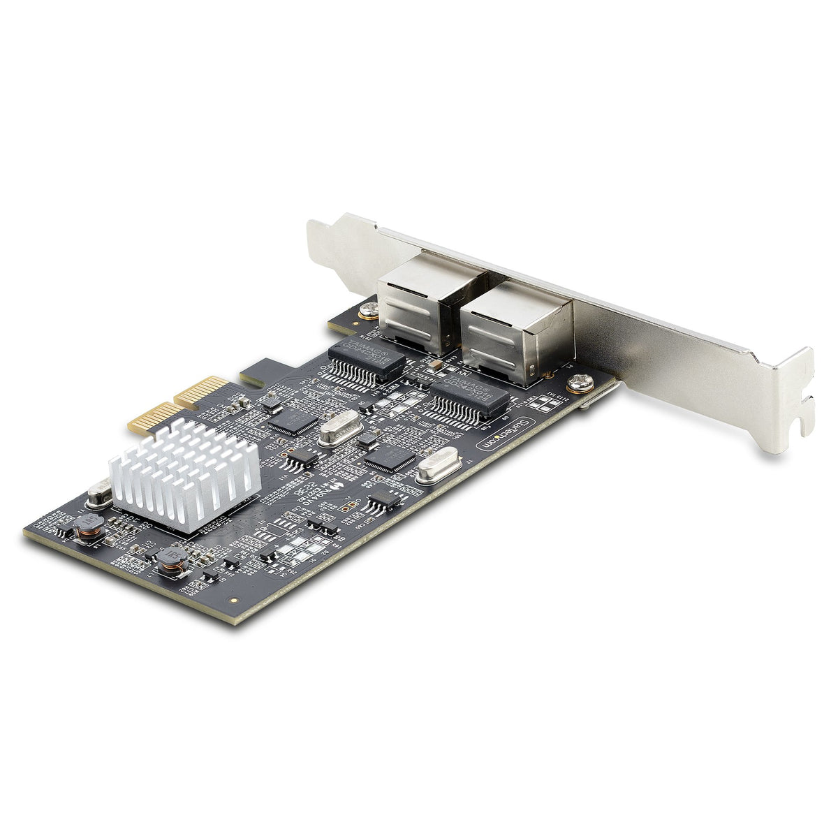 StarTech.com 2-Port 2.5 Gbit PCIe Netzwerkkarte, Intel I225-V, Dual-Port Computer LAN Karte, Multi-Gigabit NIC, PCI Express Server Netzwerkkarte, 2.5G Ethernet Adapter