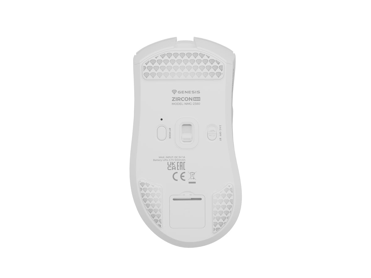 GENESIS Zircon 880 Maus Gaming Rechts RF Wireless + Bluetooth + USB Type-C Optisch 12000 DPI