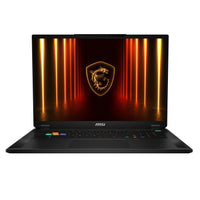 MSI Stealth 18 HX AI A2XWIG-014FR Intel Core Ultra 9 275HX Laptop 45,7 cm (18") Quad HD+ 32 GB DDR5-SDRAM 2 TB SSD NVIDIA GeForce RTX 5080 Wi-Fi 7 (802.11be) Windows 11 Pro Schwarz AZERTY Französisch