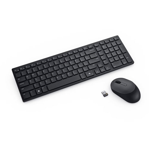 DELL Pro kompakte und leise Tastatur und Maus – KM555 - UK (QWERTY)