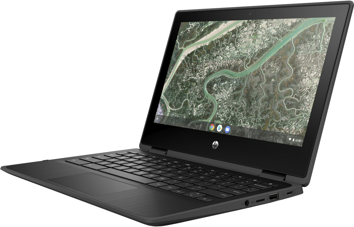 HP Chromebook x360 11MK G3 MediaTek MT8183 29,5 cm (11.6") Touchscreen HD 4 GB LPDDR4x-SDRAM 64 GB eMMC Wi-Fi 5 (802.11ac) ChromeOS Schwarz