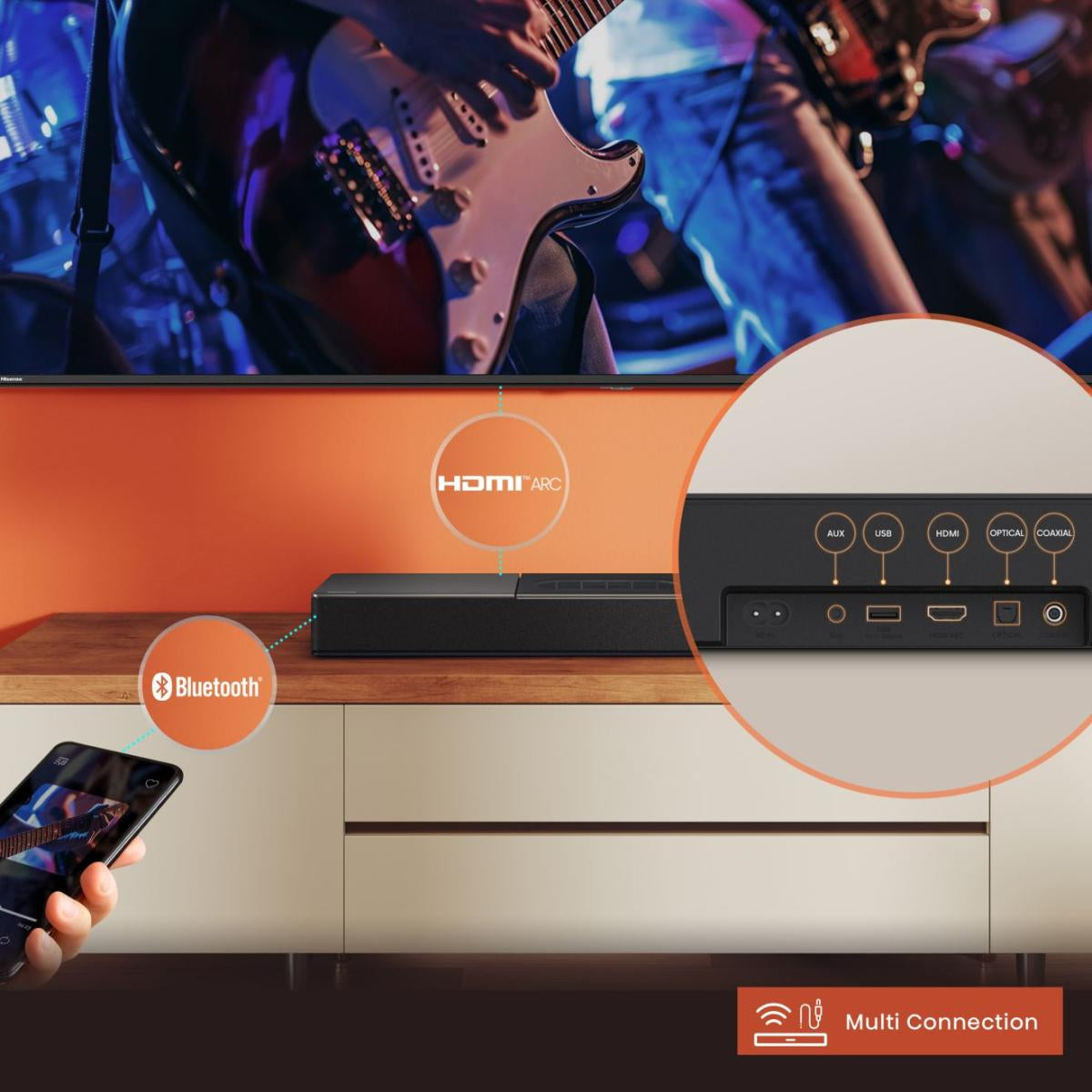Hisense HS2000 2.1 Kanal Soundbar