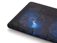 Conceptronic CNBCOOLPAD2F Llaptop-Kühlpad 39,6 cm (15.6") Schwarz