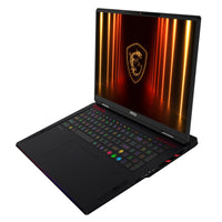 MSI Raider A18 HX A9WJG-258FR AMD Ryzen™ 9 9955HX3D Laptop 45,7 cm (18") UHD+ 64 GB DDR5-SDRAM 2 TB SSD NVIDIA GeForce RTX 5090 Wi-Fi 7 (802.11be) Windows 11 Pro Schwarz