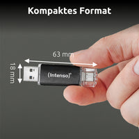 Intenso Twist Line USB-Stick 512 GB USB Type-A / USB Type-C 3.2 Gen 1 (3.1 Gen 1) Anthrazit