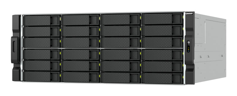 QNAP TS-h2477AXU-RP Speicherserver Rack (4U) AMD Ryzen™ 7 7745 32 GB DDR5 0 TB QNAP QTS Schwarz, Grau