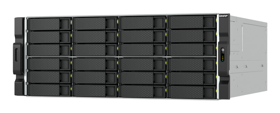 QNAP TS-h2477AXU-RP Serveur de stockage rack (4U) AMD Ryzen™ 7 7745 32 Go DDR5 0 To QNAP QTS Noir, Gris