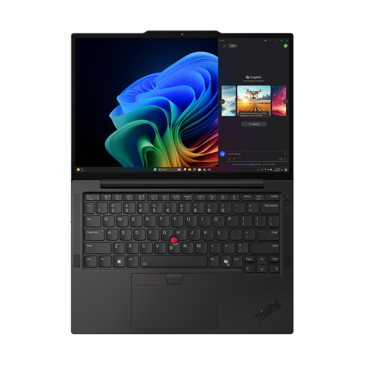 Lenovo ThinkPad X13 Gen 6 (AMD) Copilot+ PC AMD Ryzen AI 7 350 Laptop 33,8 cm (13.3") WUXGA 32 GB LPDDR5x-SDRAM 1 TB SSD Wi-Fi 7 (802.11be) Windows 11 Pro Schwarz Deutsch