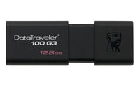 Kingston Technology DataTraveler 100 G3 USB-Stick 128 GB USB Typ-A 3.2 Gen 1 (3.1 Gen 1) Schwarz