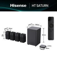 Hisense 4.1.2 CH Soundbar, 720 W