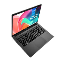 MSI Modern 15 F1MG-1245FRNN Intel Core 7 150U Laptop 39,6 cm (15.6") Full HD 16 GB DDR4-SDRAM 512 GB SSD Wi-Fi 6E (802.11ax) Windows 11 Pro Grau AZERTY Französisch