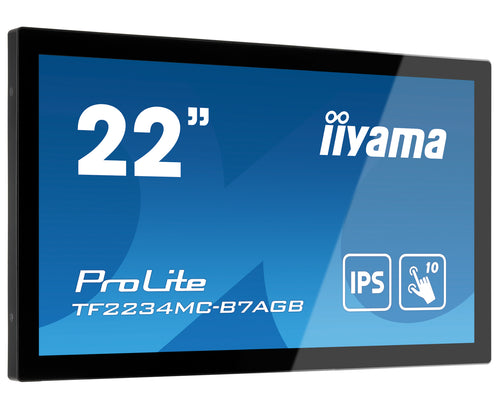 iiyama ProLite TF2234MC-B7AGB Computerbildschirm 54,6 cm (21.5") 1920 x 1080 Pixel Full HD LED Touchscreen Multi-Nutzer Schwarz