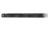 QNAP TS-432XeU NAS Rack (1U) 4 GB DDR4 0 TB QNAP QTS Schwarz, Grau