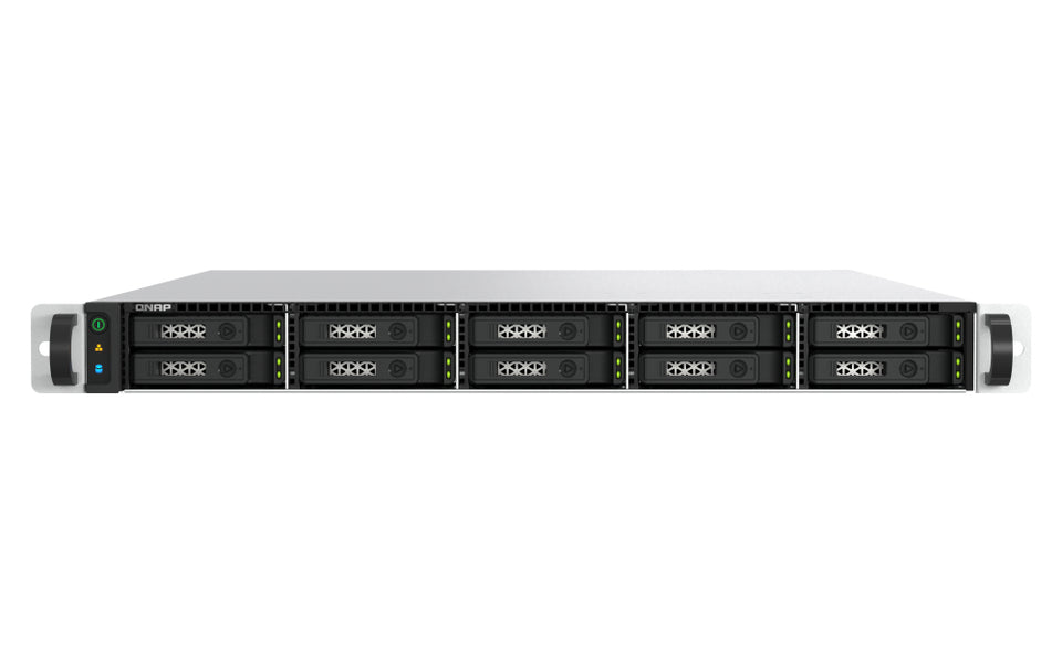 QNAP TS-h1077AFU-R7-32G NAS Rack (1U) AMD Ryzen™ 7 32 Go DDR5 0 To QNAP QTS Noir, Gris