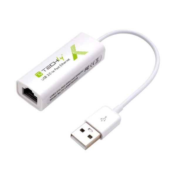 Techly IDATA ADAP-USB2TY2 Network Card Ethernet 100 Mbps