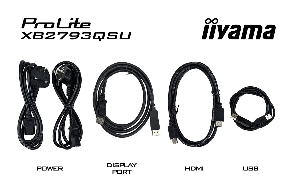 iiyama ProLite XB2793QSU-B1 Computerbildschirm 68,6 cm (27") 2560 x 1440 Pixel Quad HD LED Schwarz