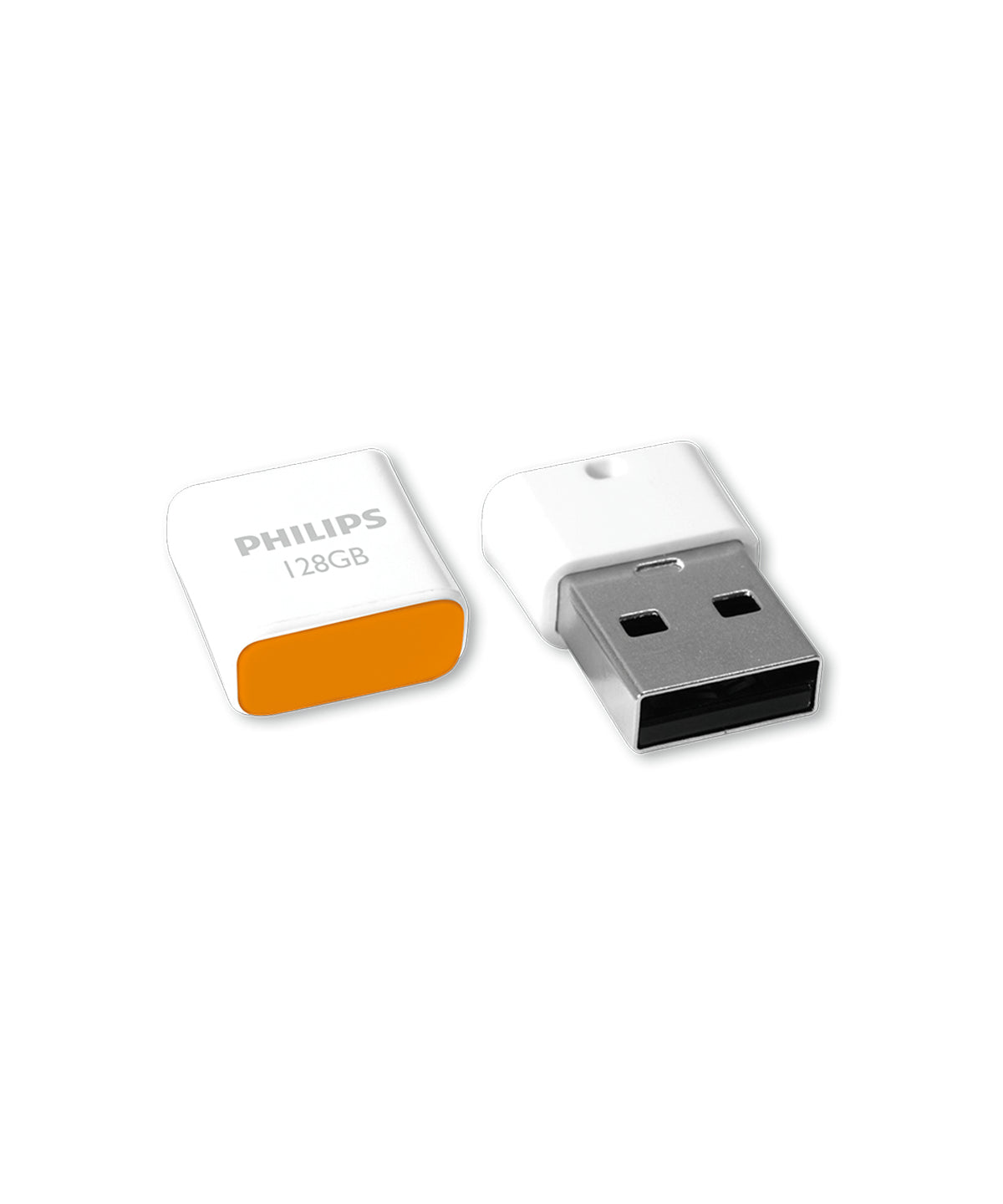 Philips Pico USB-Stick 128 GB USB Typ-A 2.0 Orange, Weiß