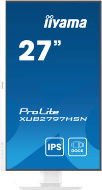 iiyama ProLite XUB2797HSN-W2 Computerbildschirm 68,6 cm (27") 1920 x 1080 Pixel Full HD LED Weiß