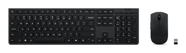 Lenovo 4X31R64346 Tastatur Maus enthalten Heimbüro RF Wireless + Bluetooth QWERTY Französisch, Deutsch, Schweiz Grau