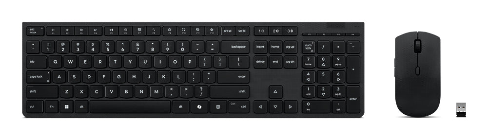 Lenovo 4X31R64334 Tastatur Maus enthalten Büro RF Wireless + Bluetooth Italienisch Grau