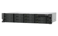 QNAP TS-855EU-RP NAS Rack (2U) Intel Atom® C5125 8 GB DDR4 0 TB QuTS hero Schwarz