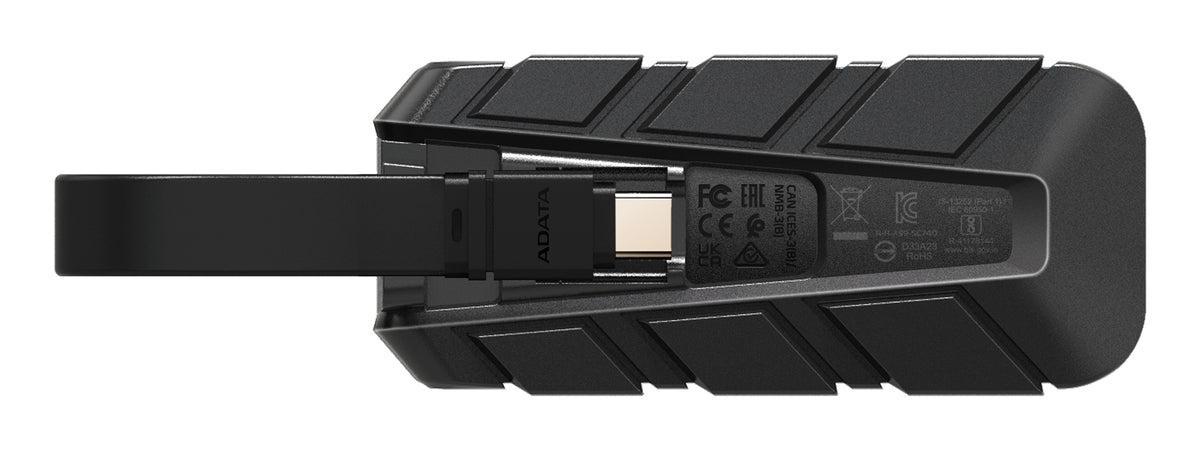 ADATA SC740 500 GB USB Typ-C 3.2 Gen 2 (3.1 Gen 2) Schwarz, Blau
