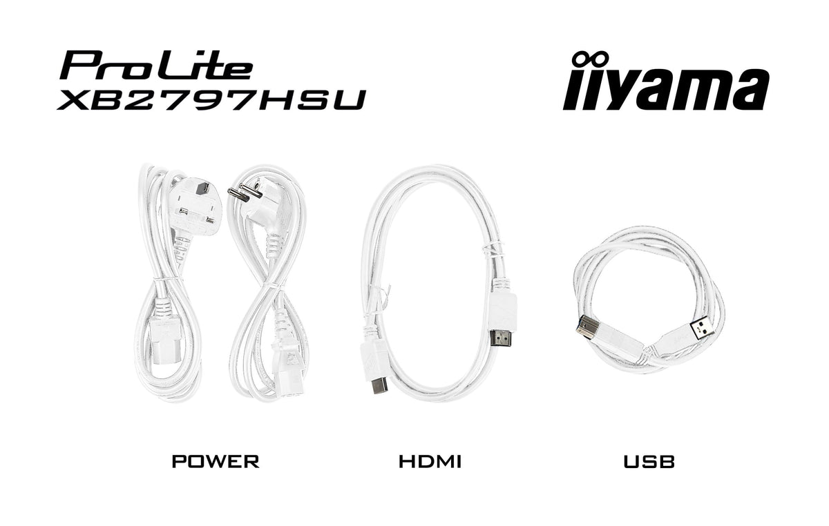 iiyama ProLite XB2797HSU-W1 Computerbildschirm 68,6 cm (27") 1920 x 1080 Pixel Full HD LED Weiß