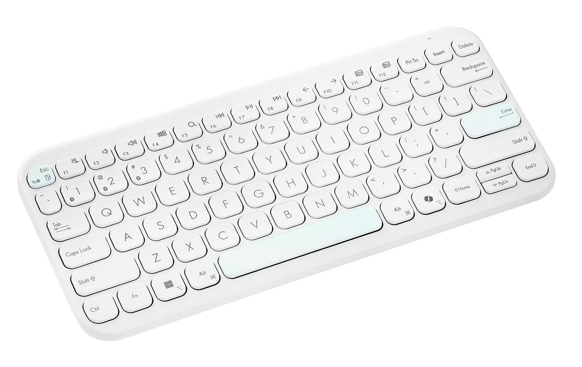 ASUS Marshmallow Keyboard KW100 Tastatur Haus Bluetooth QWERTZ Deutsch Weiß