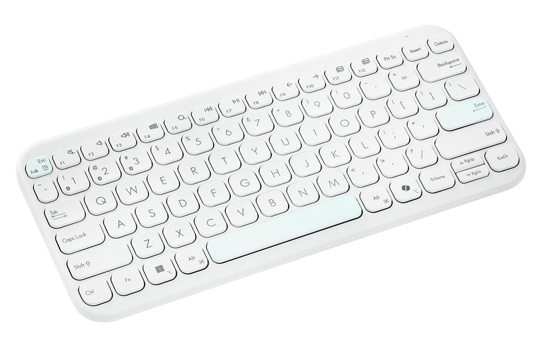 ASUS Marshmallow Keyboard KW100 Tastatur Haus Bluetooth QWERTZ Deutsch Weiß