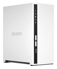 QNAP TS-233 NAS & Speicherserver Tower ARM Cortex-A55 2 GB 0 TB QNAP QTS Weiß