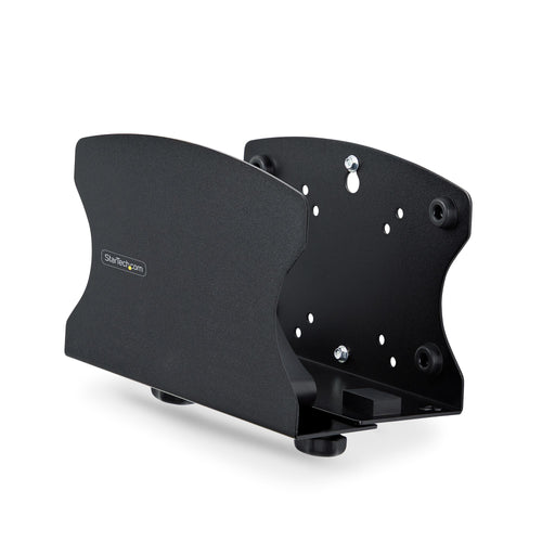 StarTech.com PC-Wandhalterung, für Computer bis zu 18 kg, werkzeuglos Verstellbare Breite (50 bis 200 mm), PC Wandmontage für Mini PC/Tower, Computer Wand-/Schreibtischhalterung